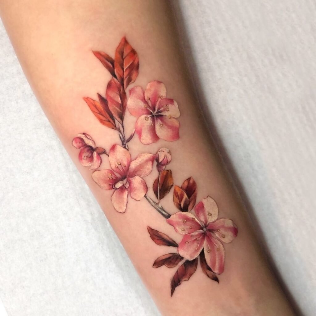 Sakura Flowers tattoo