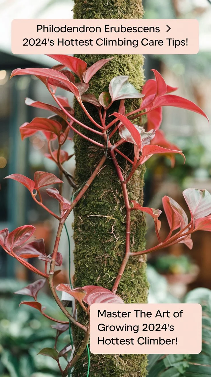 Philodendron Erubescens Mastering the Art of Growing 2024's Hottest Climbing Plant