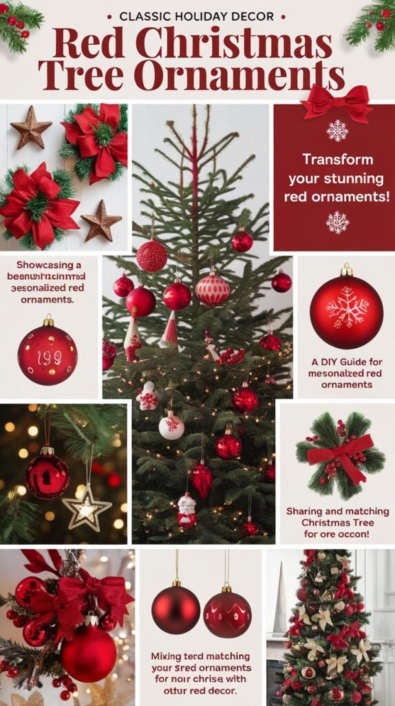 Red Christmas Tree Ornaments A Festive Guide to Classic Holiday Decor