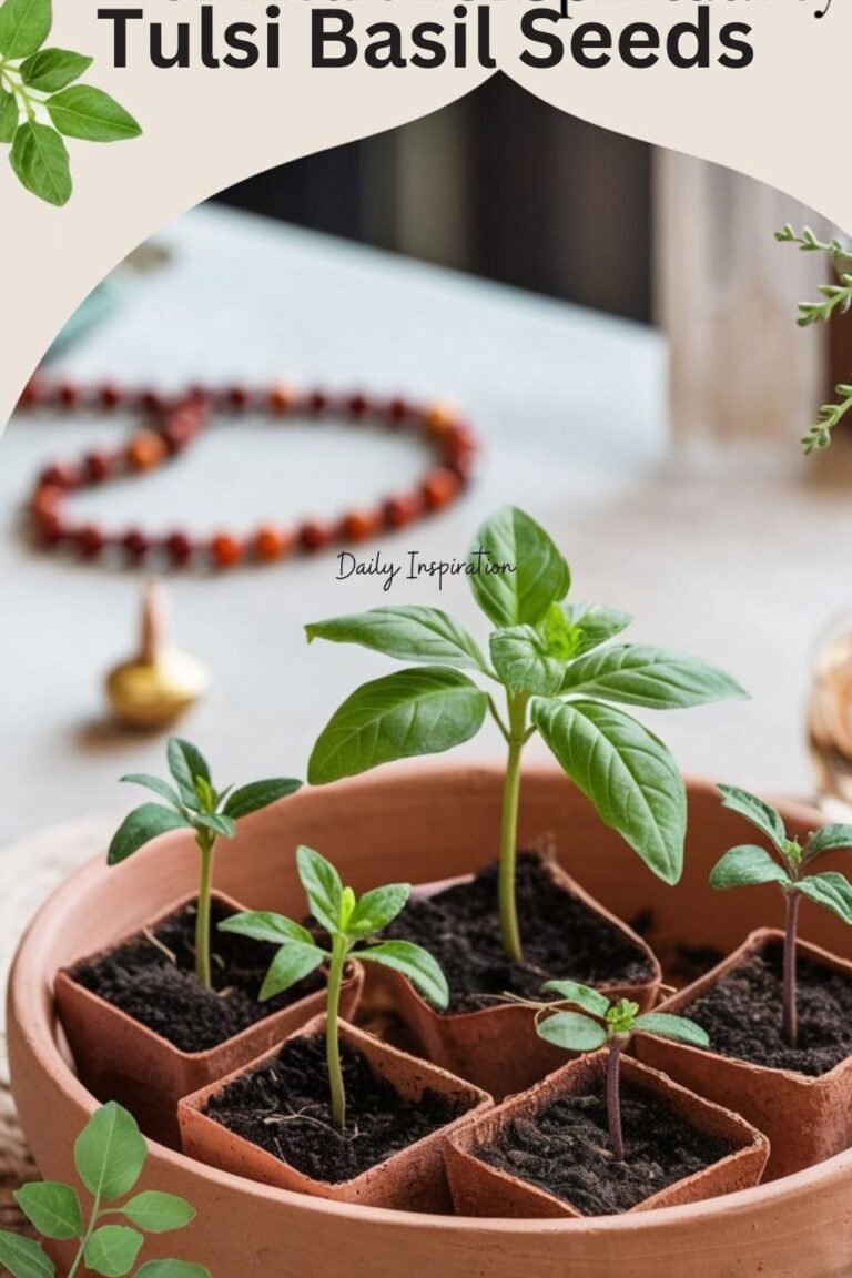 Tulsi Basil Seeds : Growing Sacred Basil for Health & Spirituality