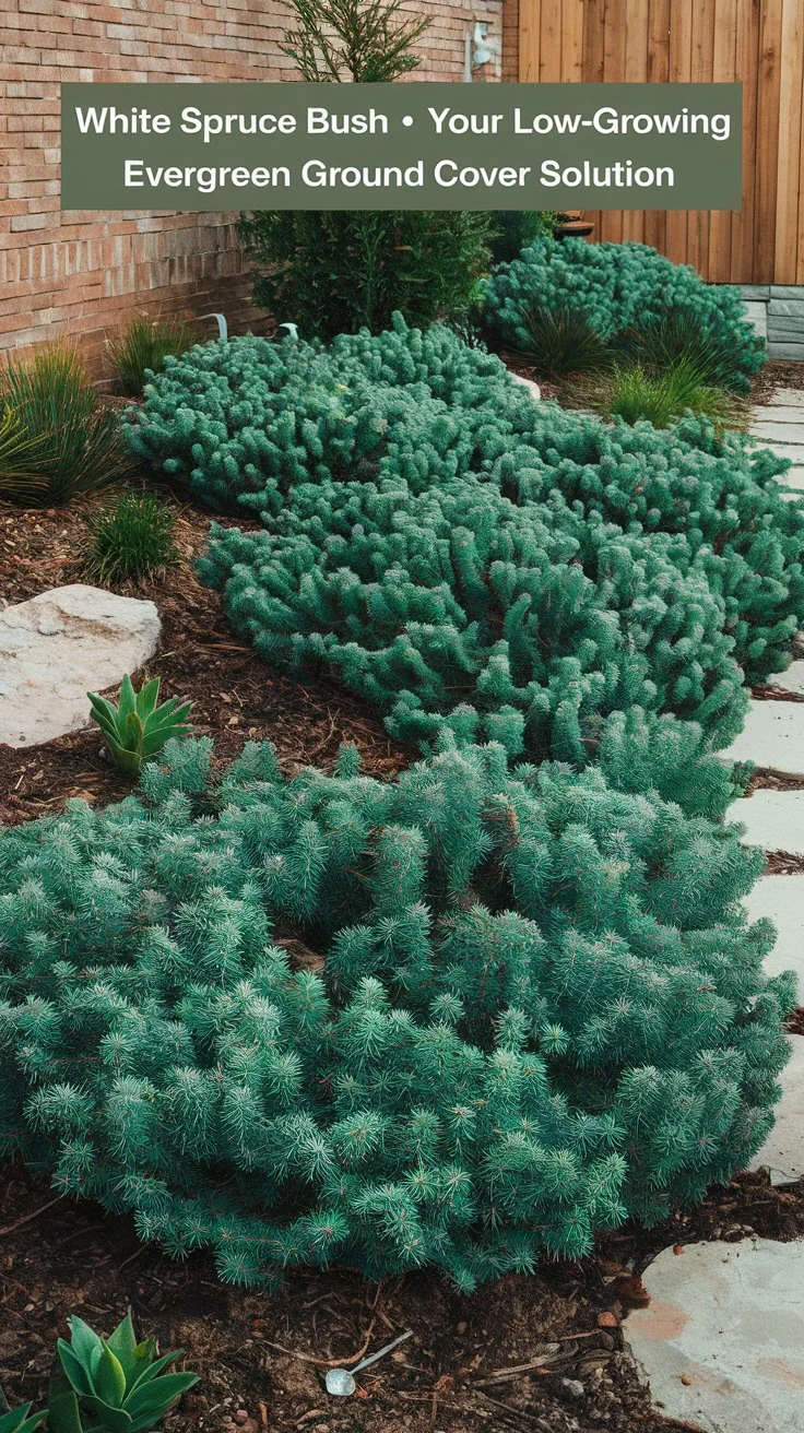 White Spruce Bush Ground Cover : The Ultimate Low-Growing Evergreen Solution