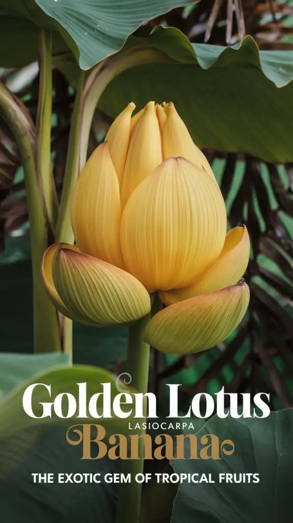 Golden Lotus Banana: The Exotic Gem of Tropical Fruits