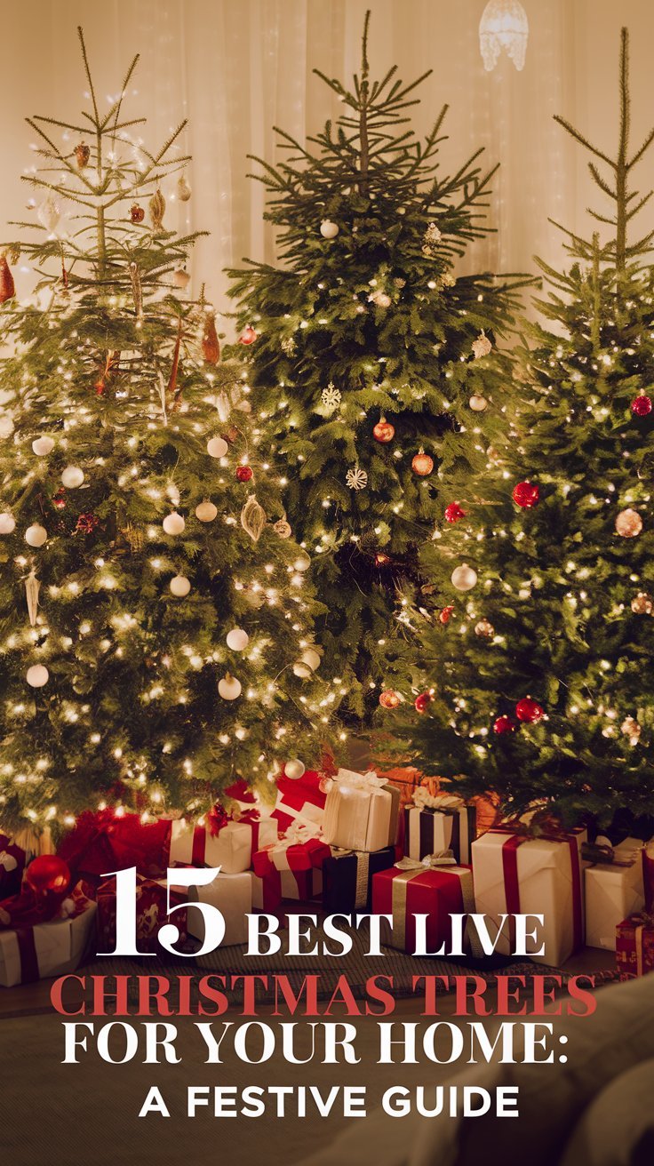 15 Best Live Christmas Trees for Your Home: A Festive Guide