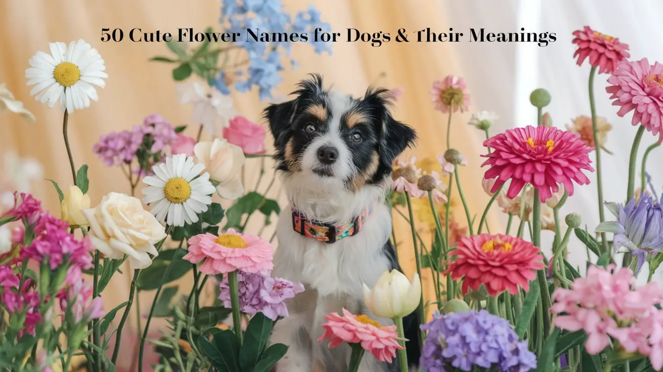 50 Cute Flower Names for Dogs and Their Meanings: Blooming Inspiration for Your Furry Friend (2024)