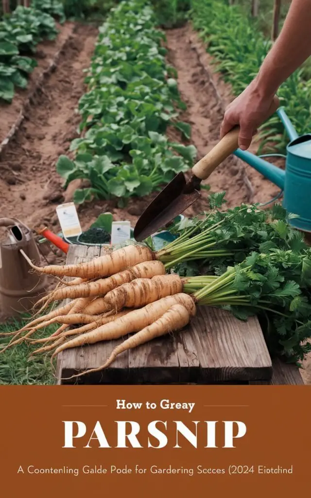 Parsnips are root vegetables with a sweet, nutty flavor, thriving in well-draining, fertile soil and cool weather, typically harvested in late fall or early winter after a frost to enhance their sweetness.