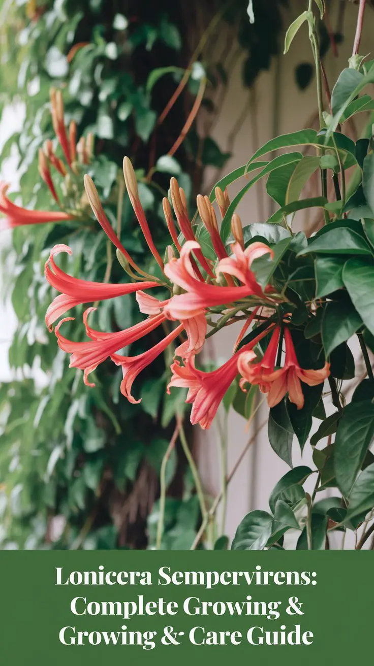 Lonicera Sempervirens (Trumpet Honeysuckle): A Complete Growing and Care Guide for 2024