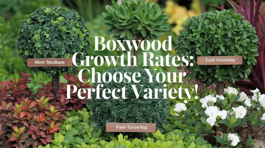 Boxwood Growth Rate By Variety
