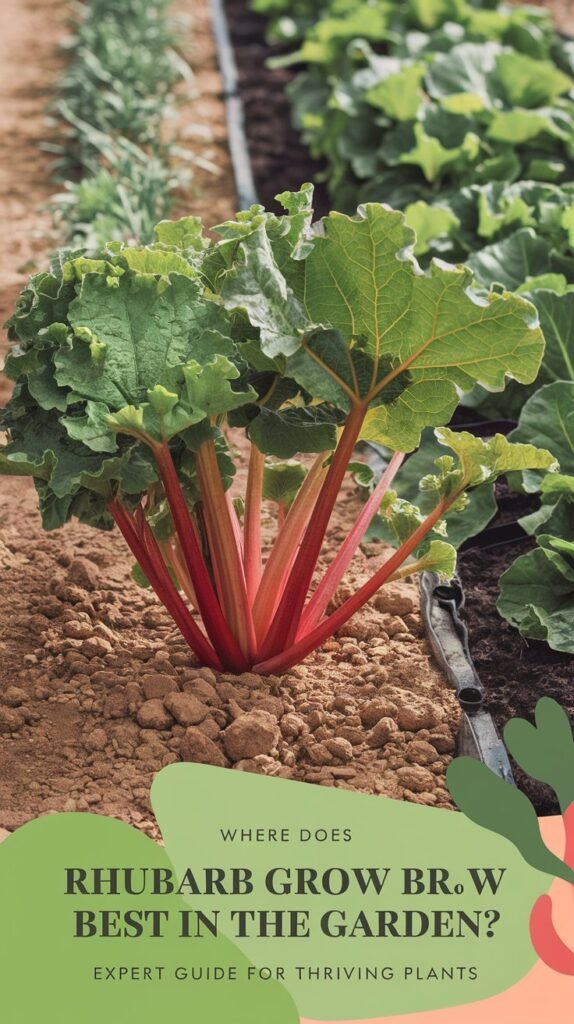 growing rhubarb