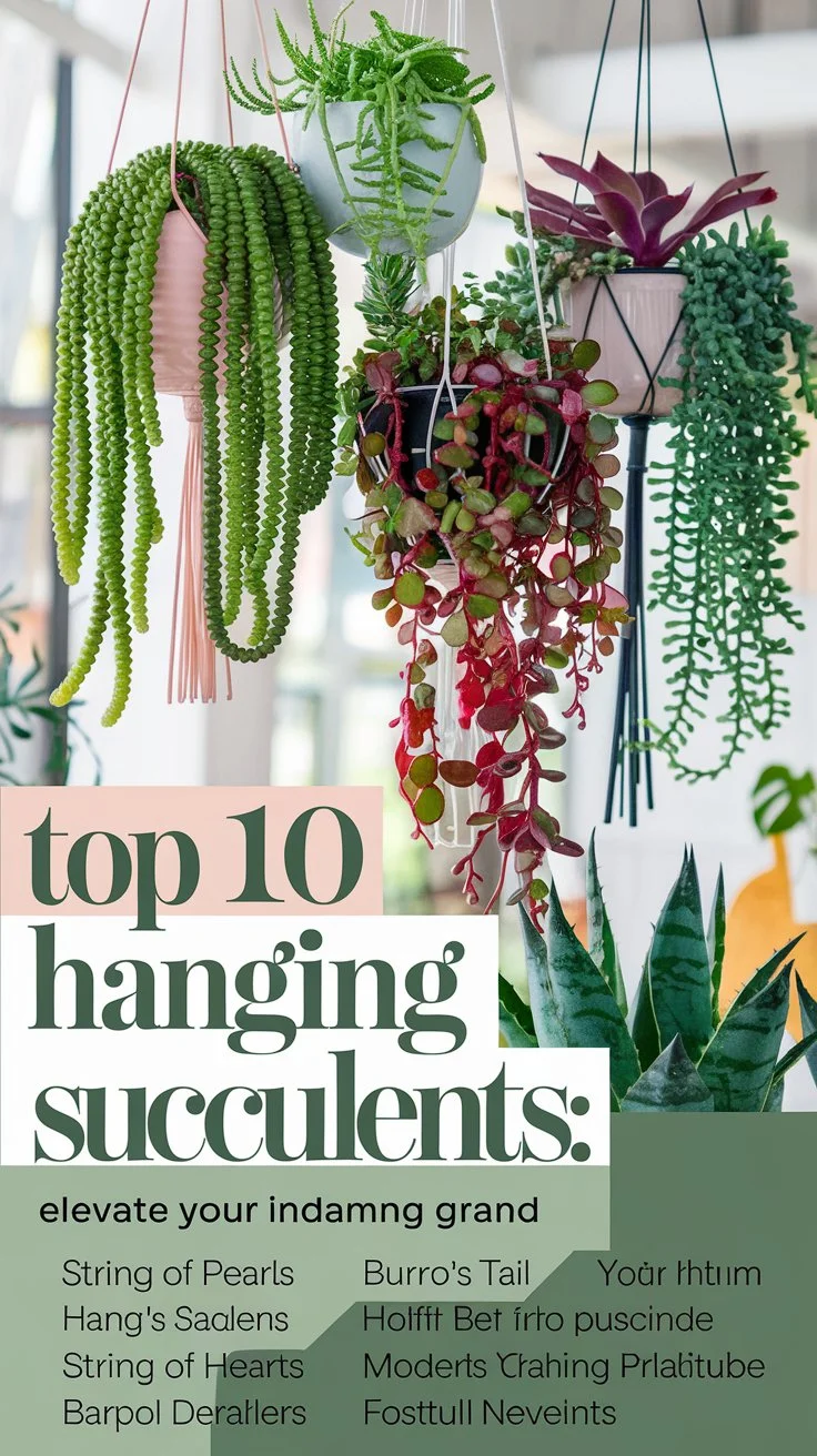 Top 10 Hanging Succulents : Elevate Your Indoor Garden (2024 Guide)