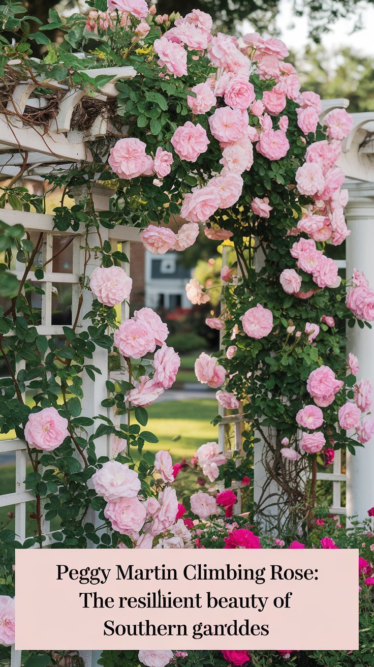 Peggy Martin Climbing Rose : The Resilient Beauty of Southern Gardens