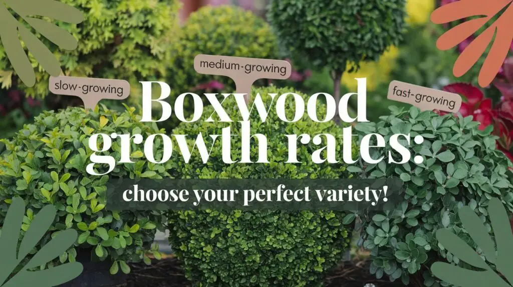 Boxwood Growth Rate By Variety
