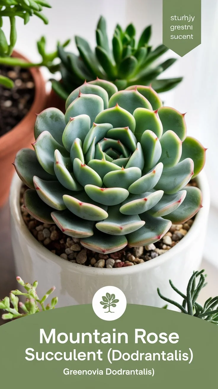 Mountain Rose Succulent (Greenovia Dodrantalis)