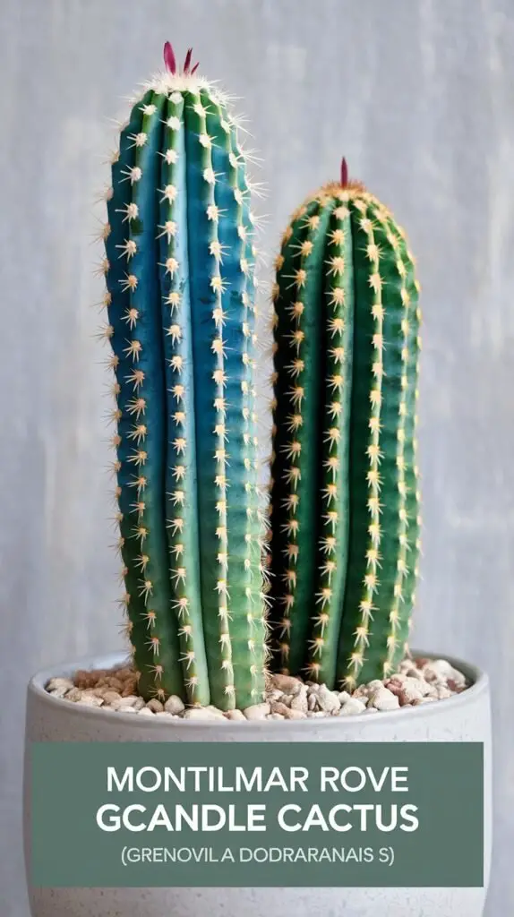 Elevate your garden with the striking Myrtillocactus geometrizans, commonly known as the Blue Candle Cactus! In this ultimate growing guide, discover expert tips on how to cultivate this unique cactus, with its vibrant blue-green hue and tall, columnar growth. Learn the secrets to creating the perfect environment, from soil conditions to watering and light needs, ensuring your Blue Candle Cactus thrives. Whether you're a seasoned gardener or just starting, this guide will help you master the art of growing this stunning desert beauty! The text overlay reads "Mountain Rose Succulent (Greenovia Dodrantalis)
"