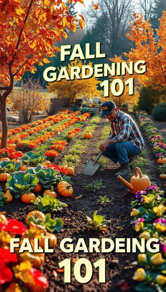 Fall gardening focuses on planting cool-season crops, prepping soil, and maintaining perennials for a productive garden during the cooler months.