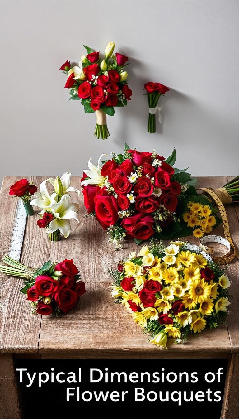 Typical Dimensions of Flower Bouquets : A Comprehensive Guide