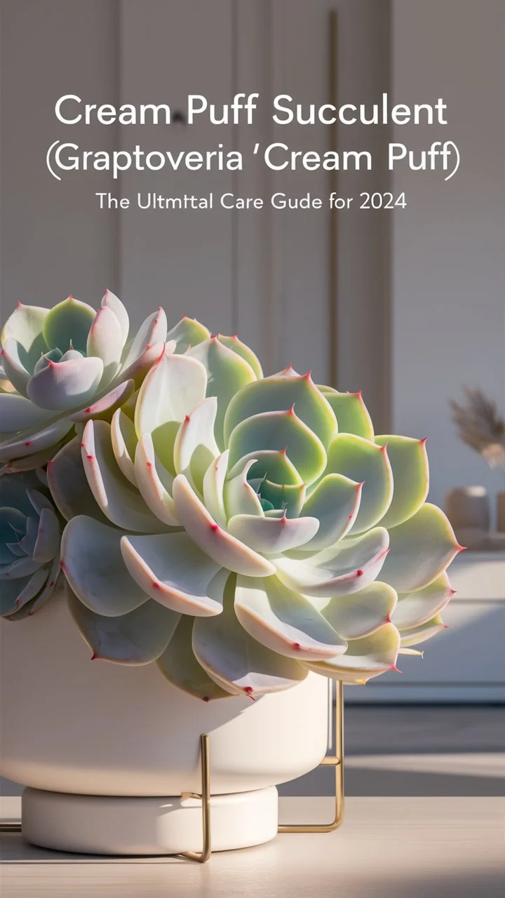 Cream Puff Succulent (Graptoveria 'Cream Puff'): The Ultimate Care Guide for 2024