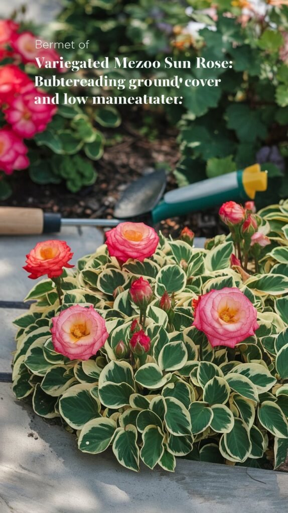 Mezoo Sun Rose (Aptenia cordifolia), also known as Heartleaf Ice Plant, is a drought-tolerant succulent with fleshy green leaves and small, 