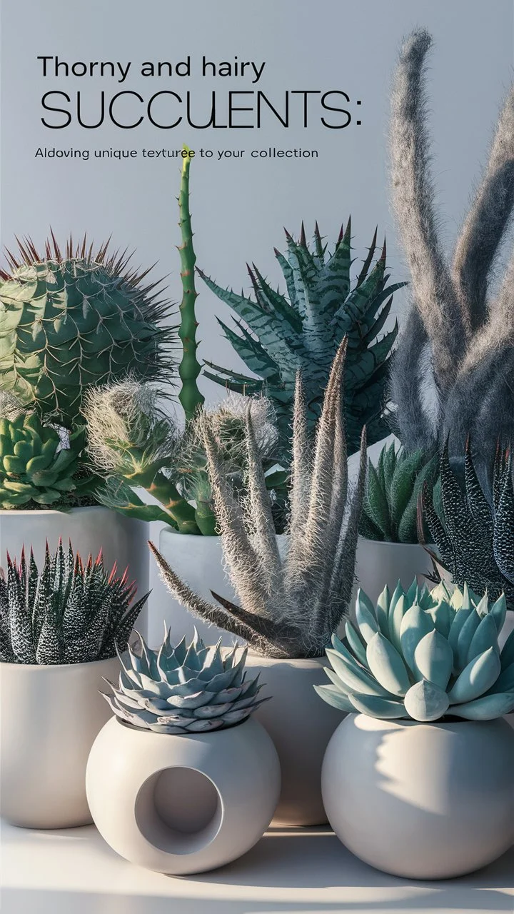 Thorny and Hairy Succulents : Adding Unique Texture to Your Collection