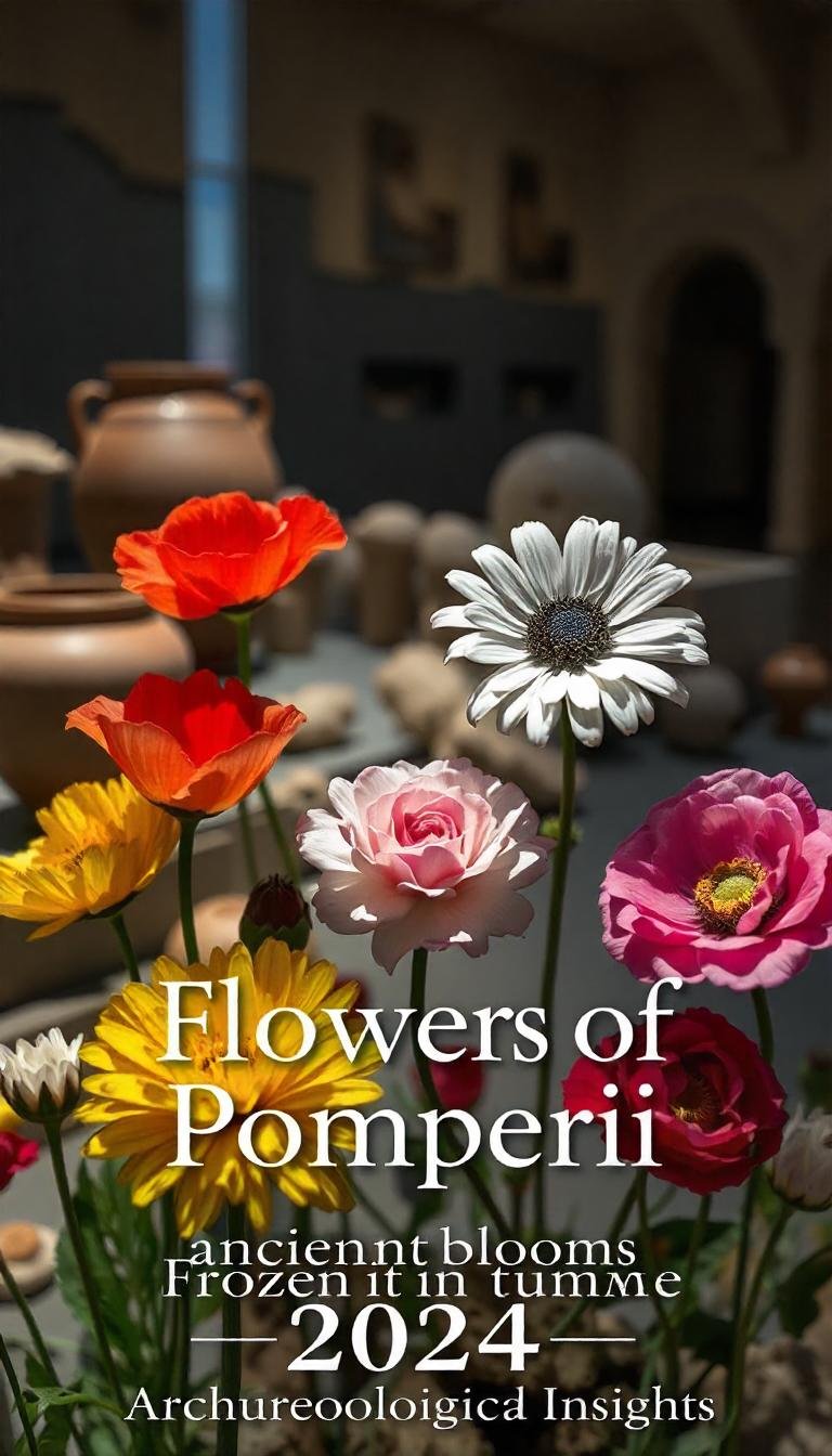 Flowers of Pompeii : Ancient Blooms Frozen in Time (2024 Archaeological Insights)