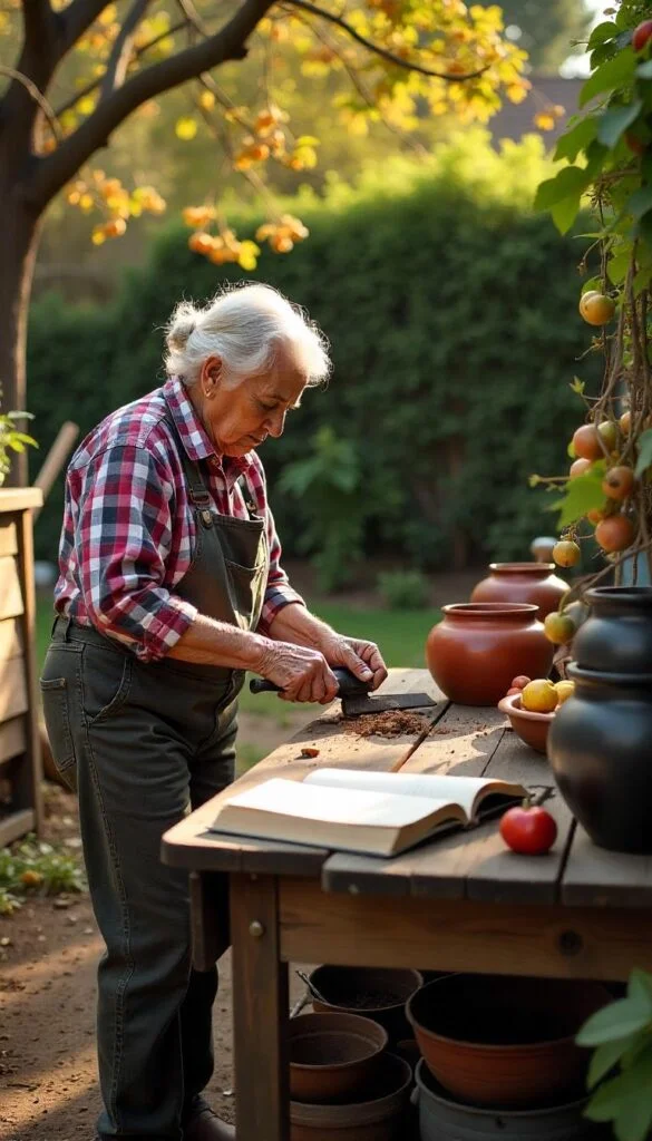 Garden clean-up and organization involve removing debris, dead plants, and weeds, as well as organizing tools and supplies to prepare the garden for the next growing season.