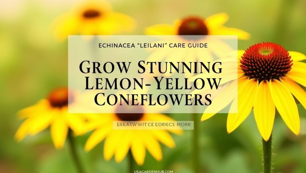 Echinacea 'Leilani' Care Guide: Growing Lemon Yellow Coneflowers 2 Echinacea 'Leilani' Care Guide: Growing Lemon Yellow Coneflowers