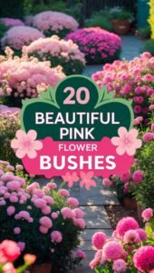 20 Beautiful Pink Flower Bushes to Brighten Your Garden