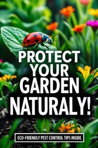 Natural Pest Control Methods for Your Garden Eco-Friendly Solutions