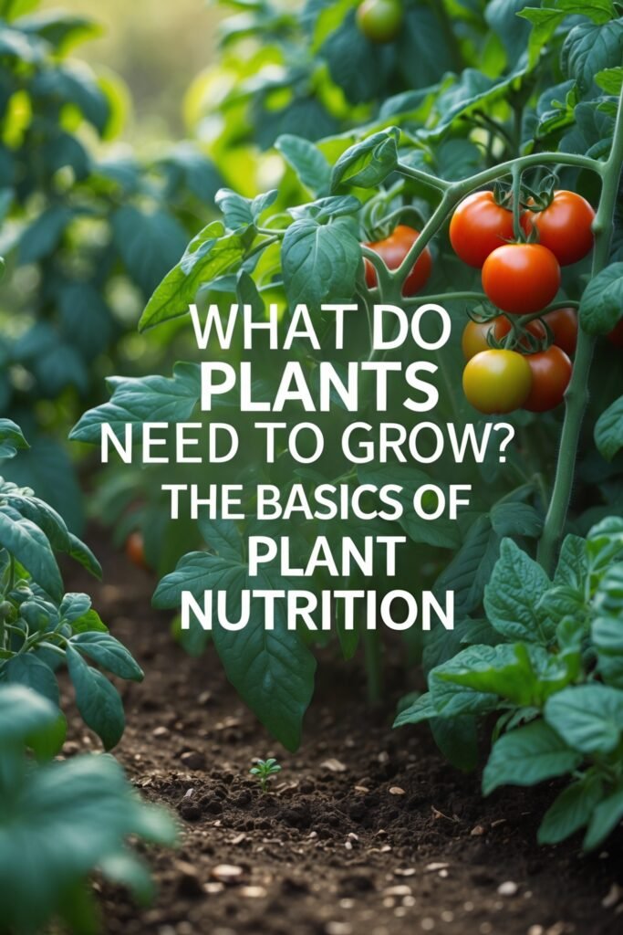 The Basics of Plant Nutrition