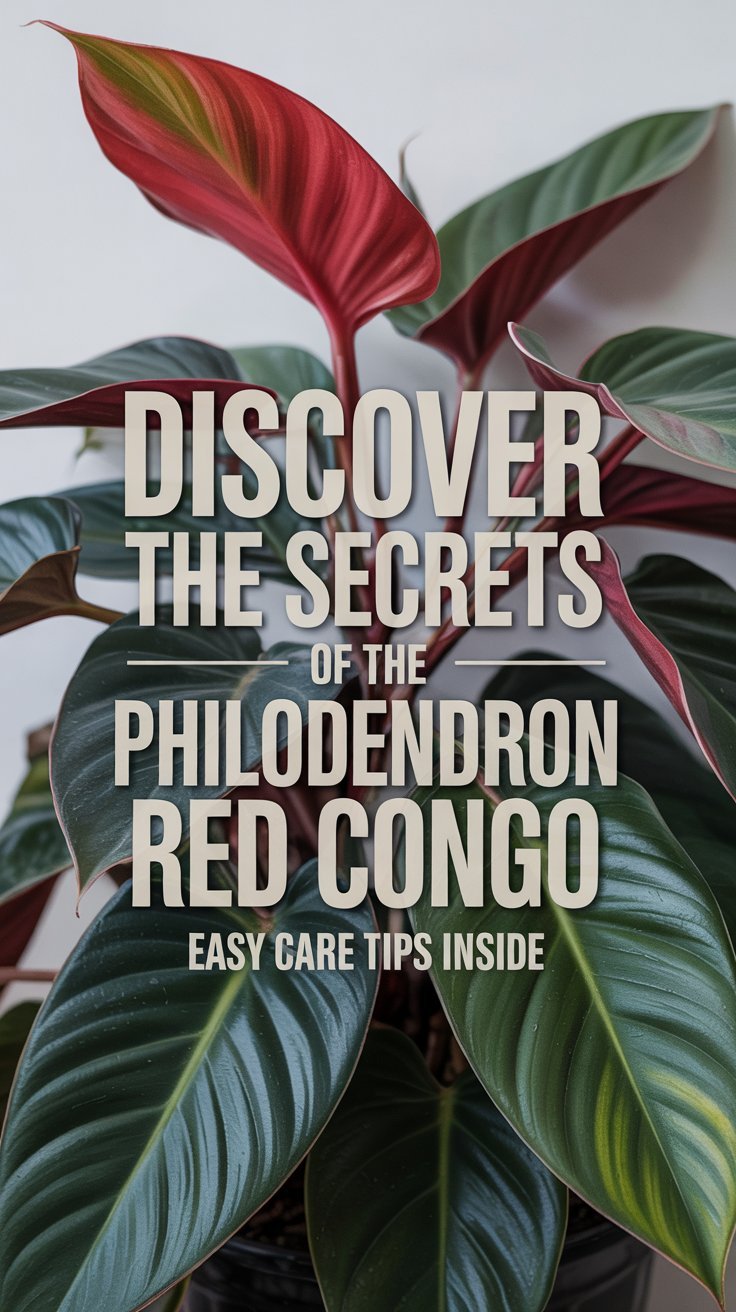 The Ultimate Guide to Growing and Caring for Philodendron Red Congo