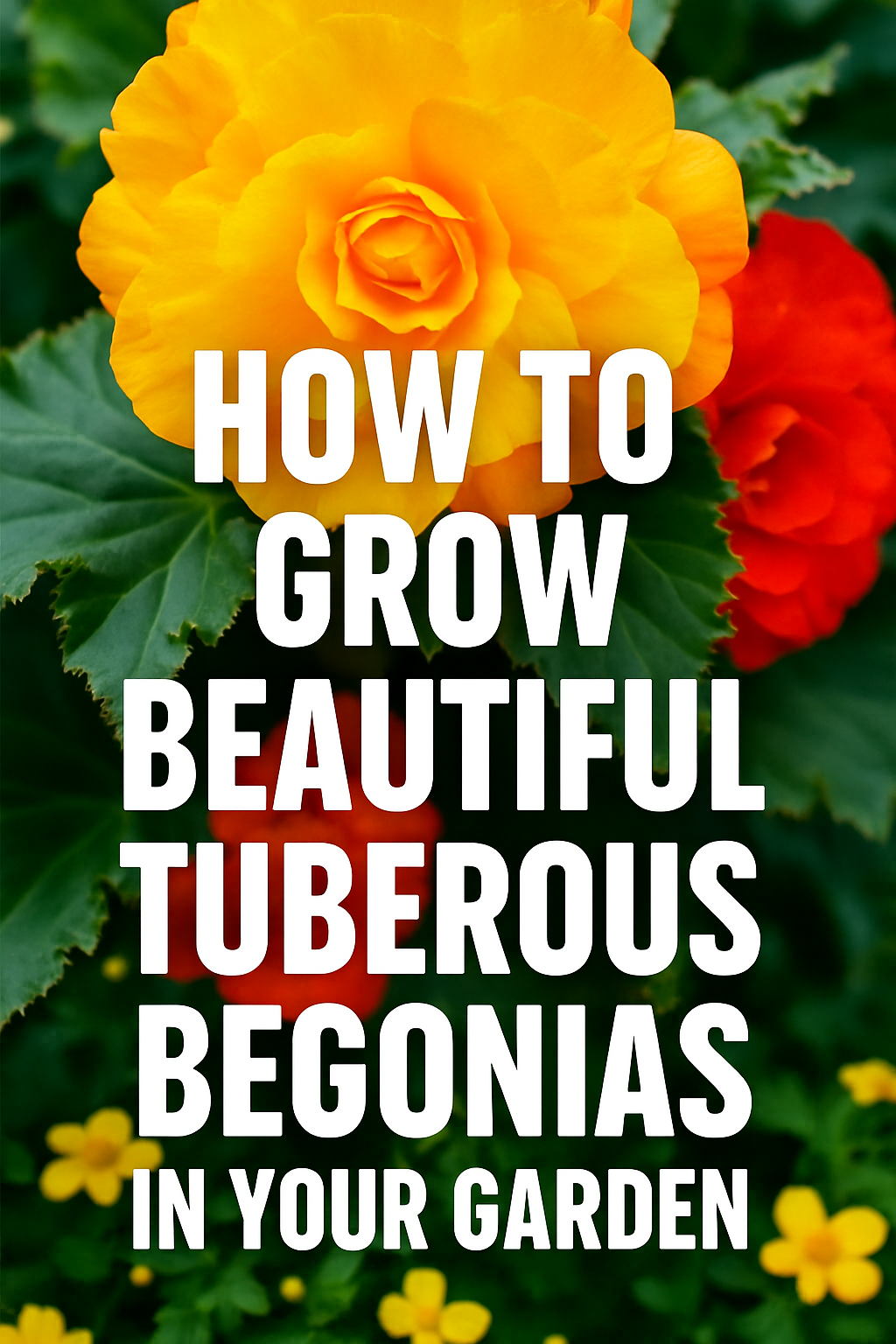 How to Grow Beautiful Tuberous Begonias in Your Garden