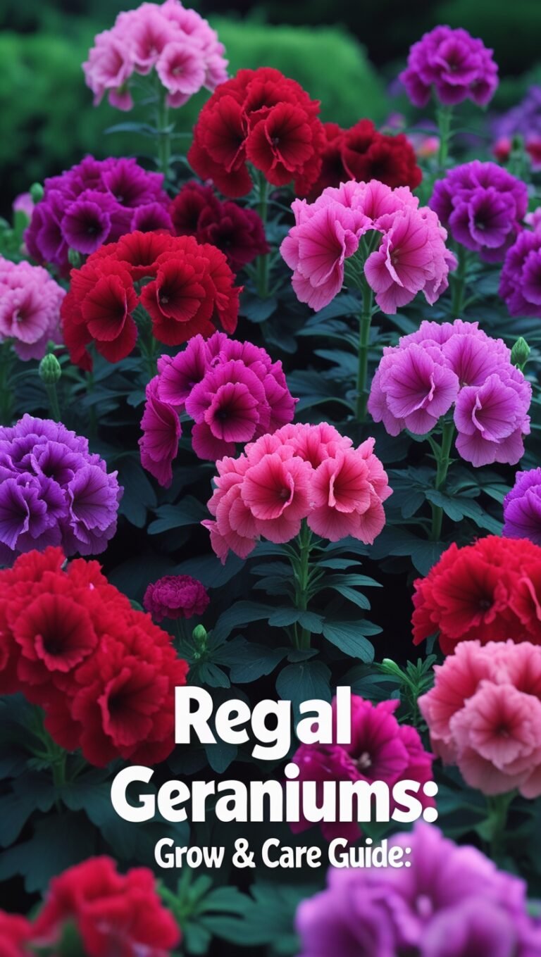 Regal Geraniums A Comprehensive Guide to Growing and Caring for These Stunning Flowers