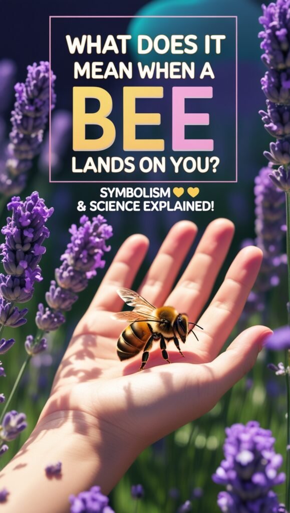 What Does It Mean When a Bee Lands on You?