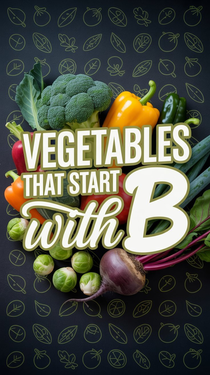 Vegetables That Start With B