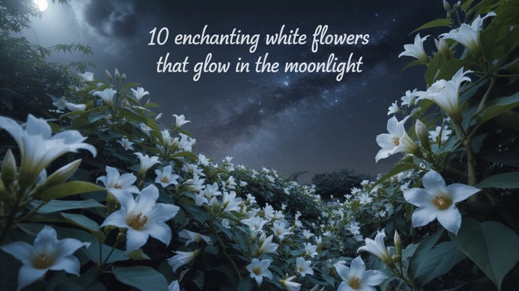 10 Enchanting White Flowers That Glow in the Moonlight 2 10 Enchanting White Flowers That Glow in the Moonlight