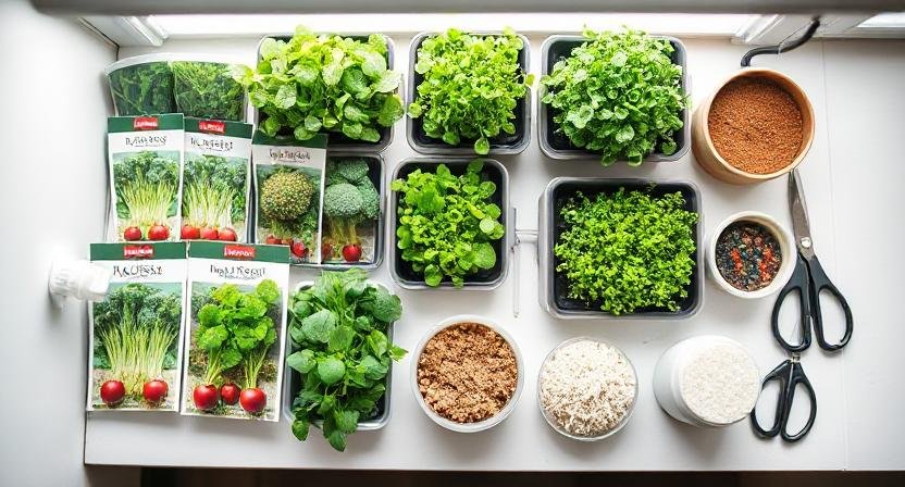 Get Your Supplies grow microgreens at home
