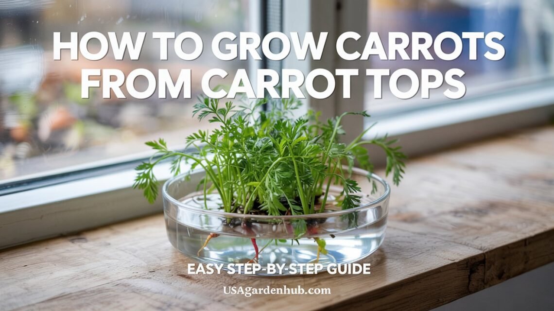 How to Grow Carrots from Carrot Tops