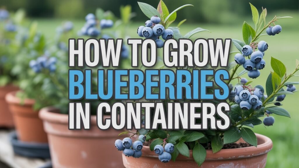 How to Grow Blueberries in Containers: A Beginner’s Guide 2 How to Grow Blueberries in Containers: A Beginner’s Guide
