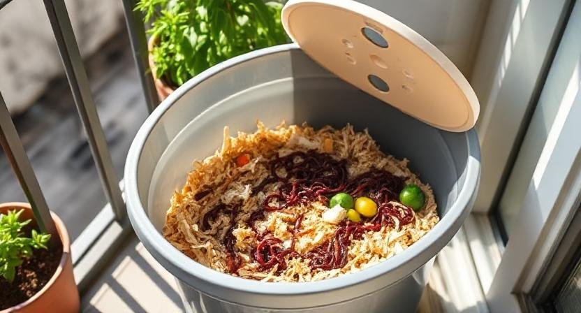 Worm Bin (Vermicomposter) compost bin ideas