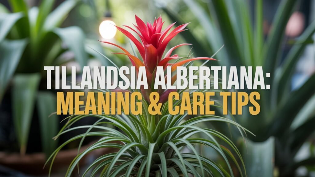 Tillandsia Albertiana Symbolism: Resilience, Freedom & Care Tips