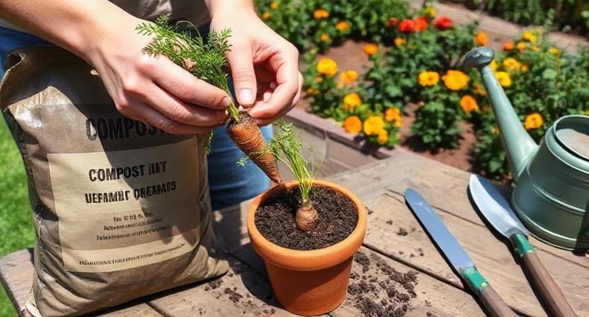 Transplant to Soil (For Greens, Seeds, or Root Attempts)