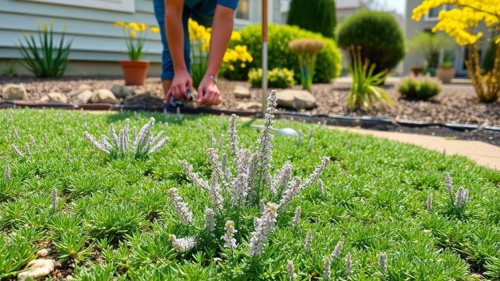 Front Yard Landscaping Ideas for Low Maintenance & Low Water Use 7 Replace Lawn with Ground Covers