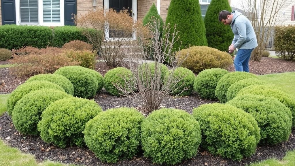 Front Yard Landscaping Ideas for Low Maintenance & Low Water Use 9 Incorporate Evergreen Shrubs for Year-Round Structure