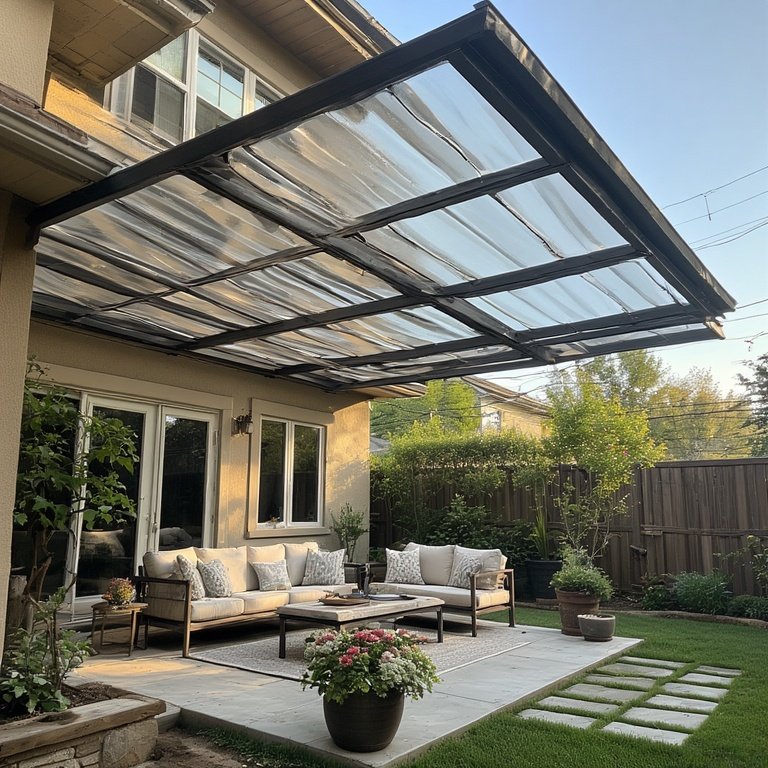 10 Practical Patio Cover Ideas to Enhance Your Backyard 11 Polycarbonate Roof Panels Patio Cover Ideas