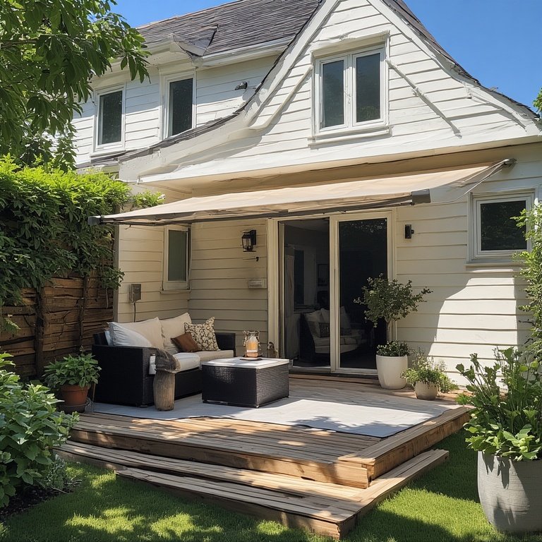 10 Practical Patio Cover Ideas to Enhance Your Backyard 9 Retractable Awning Patio Cover Ideas