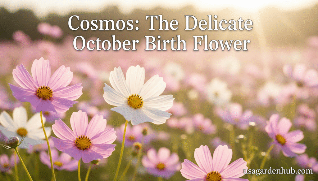 October Birth Flower: Marigold and Cosmos Meanings and Growing Tips 3 Cosmos: The Delicate October Birth Flower