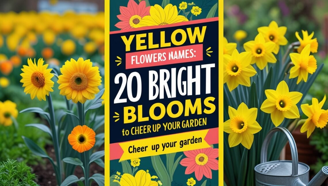 Yellow Flowers Names: 20 Bright Blooms to Cheer Up Your Garden