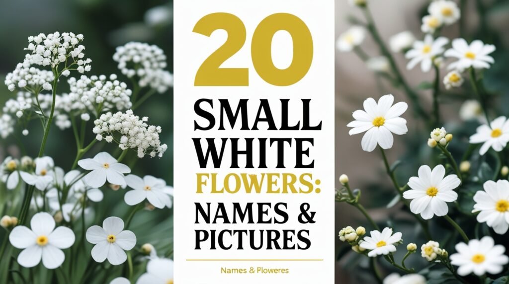 20 Small White Flowers