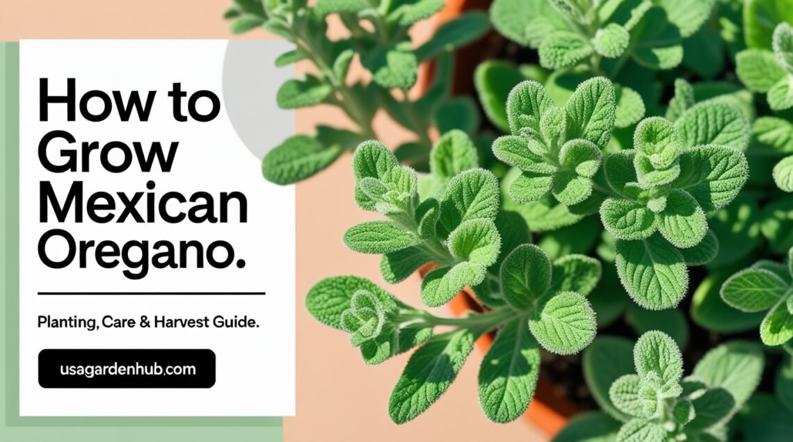 how to grow Mexican oregano