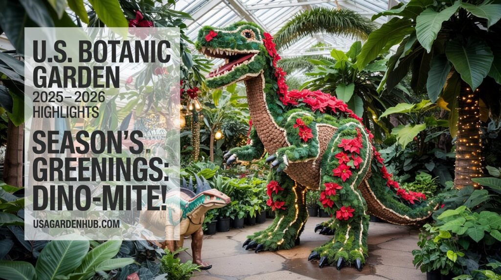 U.S. Botanic Garden 2025-2026 Highlights: Season's Greenings Dino-mite! 2 U.S. Botanic Garden 2025-2026 Highlights: Season's Greenings Dino-mite!