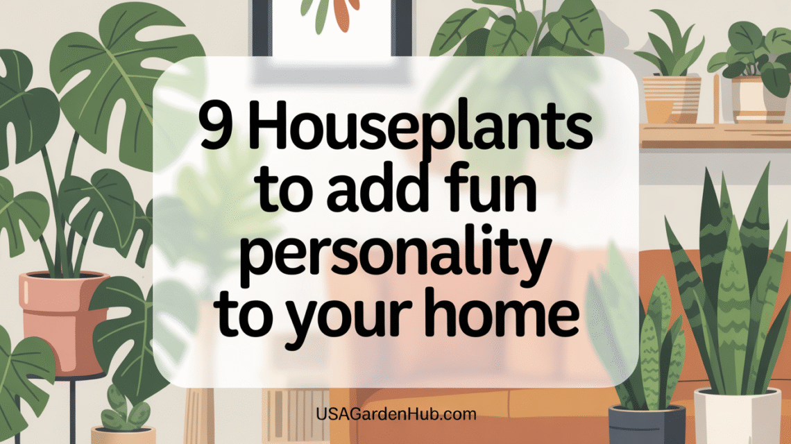 9 Houseplants to Add Fun Personality to Your Home